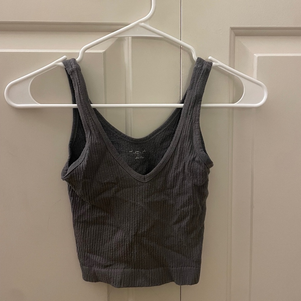 Dark Gray Out from Under Urban Outfitters Tank Top